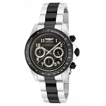Speedway Chronograph Black Dial Two-tone Men's Watch 17031