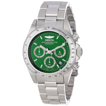 Speedway Chronograph Green Dial Stainless Steel Men's Watch 14384