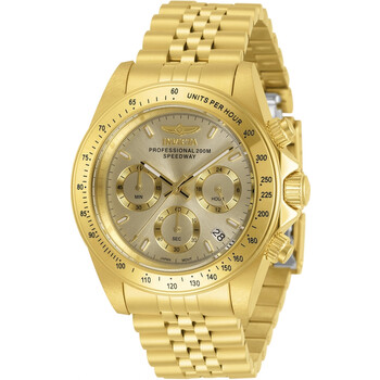 Speedway Chronograph Quartz Gold Dial Men's Watch 30997