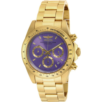 Speedway Chronograph Quartz Purple Dial Ladies Watch 18257