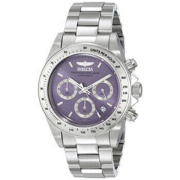 Speedway Chronograph Violet Dial Stainless Steel Ladies Watch 16656