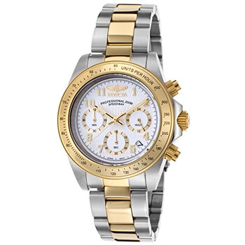 Speedway Chronograph White Dial Two-tone Men's Watch 17026