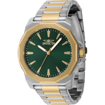 INVICTA 腕時計 メンズ クォーツ 緑ｘ金 SPEED WAY 46856 Invicta Speedway Quartz Green Dial Men's Watch 46841