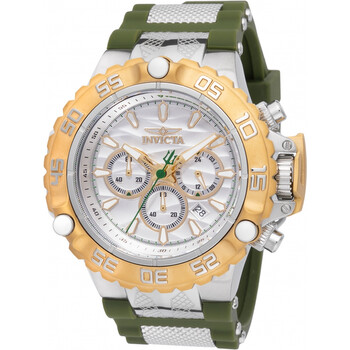 Invicta Subaqua GMT Chronograph Olive Green and Rose Gold Dial
