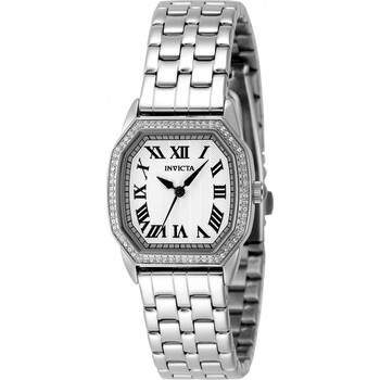 Wildflower Quartz Crystal Silver Dial Ladies Watch 48998