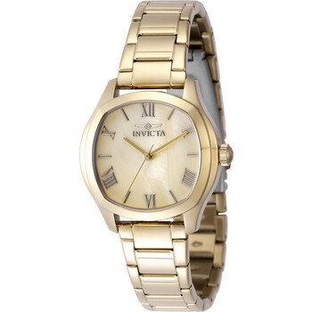 Wildflower Quartz Gold Dial Ladies Watch 48235