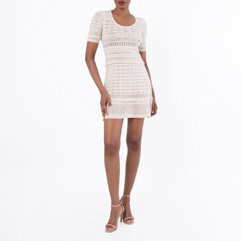 Marc Jacobs White Floral Lace Mini Dress, Brand Size 0 V5000020-100 -  Clothing - Jomashop
