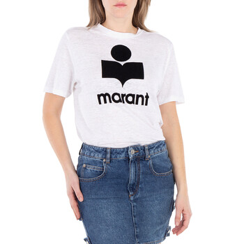 ★MARNI★ Logo Short Sleeve T-Shirt Lily White HUMU0198X0UTC Marni T-Shirt | Lily White | SVD