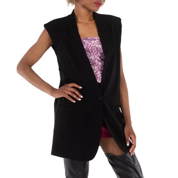 Ladies Black Emara Jersey Suit Vest, Brand Size 36 (US Size 2)
