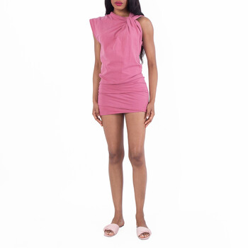 Isabel Marant Leany Dress in Antique Pink ARO0481FAA1N41I-ANTIK PINK