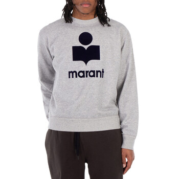 ISABEL MARANT|SWEATSHIRTS (HOWLEY (SW0031HA B1M19H 10YW Isabel Marant Men's Faded Black Howley Logo Printed