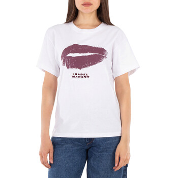 Max Mara Dog Print Cipria Cotton T-Shirt, Size Small