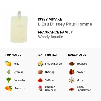 Men's L'Eau D'Issey Pour Homme EDT Spray 4.2 oz (Tester) Fragrances 3423473113683