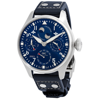 Big Pilot Perpetual Automatic Blue Dial Men's Watch IW503605