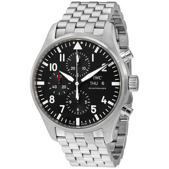 Pilot Automatic Chronograph Black Dial Men's Watch IW377710 Pilot Automatic Chronograph Black Dial Men's Watch IW377710