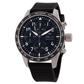 Pilot Chronograph 41 AMG Automatic Black Dial Men's Watch IW388305