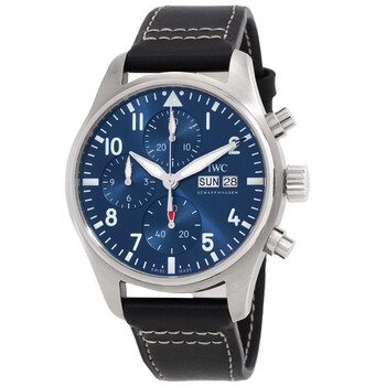 Pilot Chronograph Automatic Blue Dial Men's Watch IW388101BK