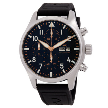 IWC Pilot's Chronograph Automatic Black Dial Men's Watch