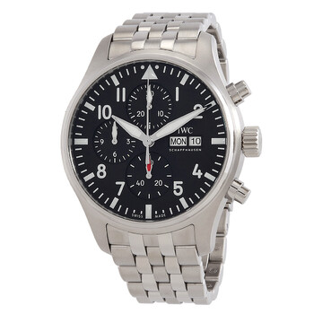 IWC Pilot Chronograph 41 Automatic Green Dial Men's Watch IW388104