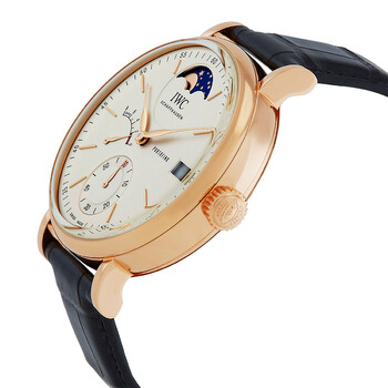 Portofino Hand Wind Moon Phase Silver Dial Men's Watch IW516409