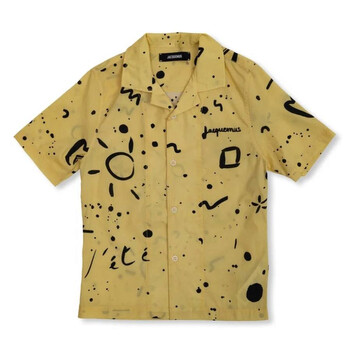 Boys Abstract Print Short-Sleeved Shirt
