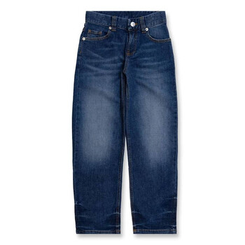 Kids Le De Nimes Cotton Denim Jeans