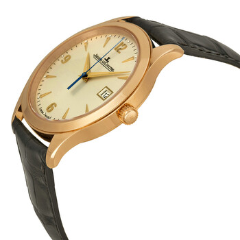 Master Control Automatic Ivory Dial Brown Leather Men's Watch Q1542520