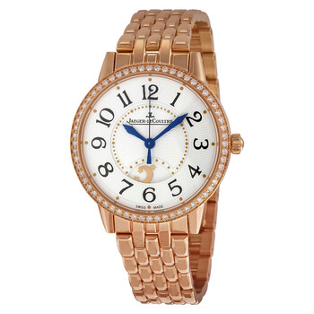 Rendez-Vous Silver Dial 18kt Rose Gold Ladies Watch Q3442120