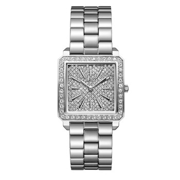 Cristal 28 Jewelry Set Silver-tone Dial Ladies Watch J6387-SetC