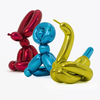 Balloon Rabbit (Red) Monkey (Blue) Swan (Yellow) JKOONSBRMS17