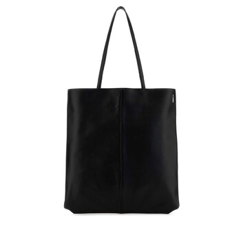 Jil Sander Black Leather Tangle Shopping Bag 001 Borse A Tracolla