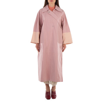 Burberry Plastic Transparent Trench Coat, Brand Size 4 (US