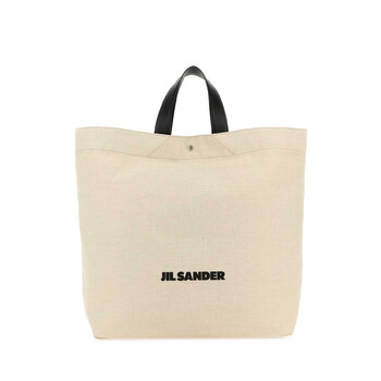 Sand Canvas Flat Shopping Bag J07WC0026P4917_280
