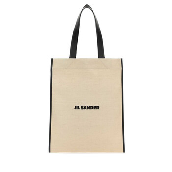 Sand Canvas Shopping Bag J07WD0104P7060_280
