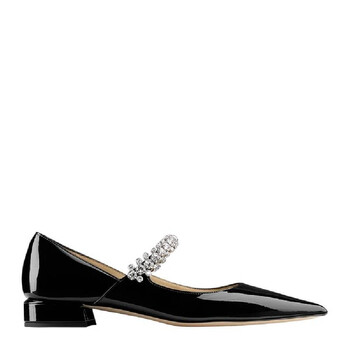 Jimmy Choo Didi Patent Leather Flats, Brand Size 37.5 ( US Size
