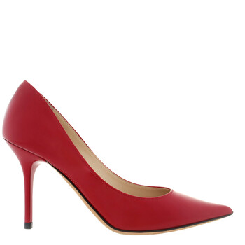 Jimmy Choo Royal Red Mix Love 85 Pumps, Brand Size 35 ( US Size 5
