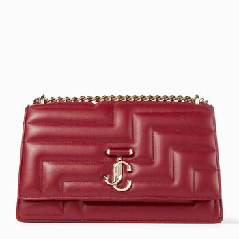 Jimmy Choo Avenue Quad XS Satin Shoulder Bag AVENUE QUAD/XS RAO