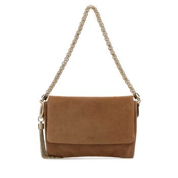 Biscuit Suede Callie Shoulder Bag CALLIEFLAPSUETOFLIGGOL