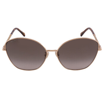 Tory Burch Grey Gradient Cat Eye Ladies Sunglasses TY6091 32718G 