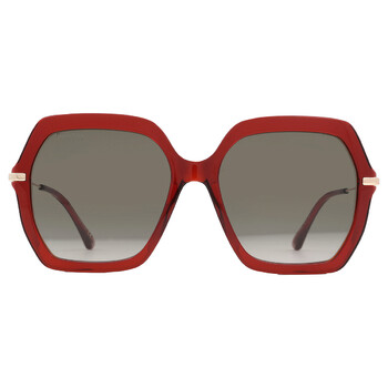 【送料,関税込】Salvatore Ferragamo サングラス SF913S Ferragamo Salvatore Ferragamo Brown Square Ladies Sunglasses