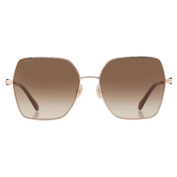 極美品 BURBERRYS × WILLIAM BROWN ダブル ツイード BURBERRY B 4202-Q 3538/5W Retro Square Aviator Havana/ Gold
