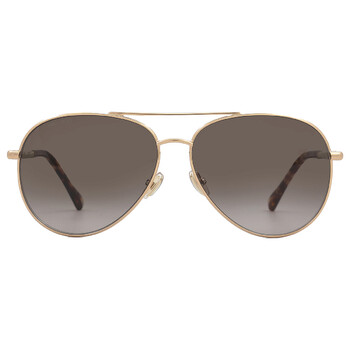 Jimmy Choo Grey Shaded Pilot Ladies Sunglasses JIMENA/S 0LKS