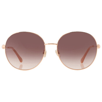 Jimmy Choo Grey Gradient Round Ladies Sunglasses PAM/S 02F7/9O 57 