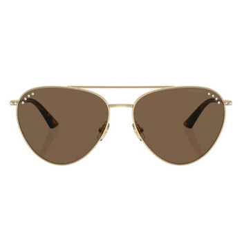 Dark Brown Pilot Ladies Sunglasses JC4002B 300673 60