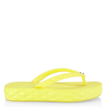 Jimmy Choo Diamond Rubber Flip Flops, Brand Size 41 ( US Size 11
