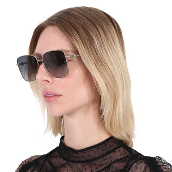 Grey Gradient Square Ladies Sunglasses HESTER/S 02M2/9O 54