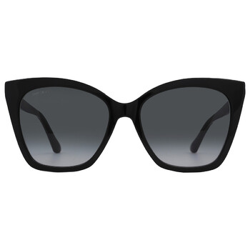 Jimmy Choo Grey Gradient Square Ladies Sunglasses NEREA/G/S 0807 