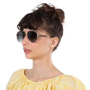 Grey Shaded Pilot Ladies Sunglasses JIMENA/S 02M2/9O 60