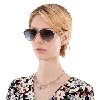 Grey Shaded Pilot Ladies Sunglasses JIMENA/S 0LKS/GB 60
