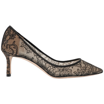 Jimmy Choo Ladies Romy 60 Lace Pumps In Black, Brand Size 37 ( US
